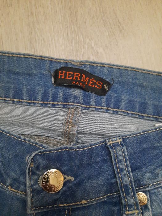 Spodnie jeansy hermes S/M