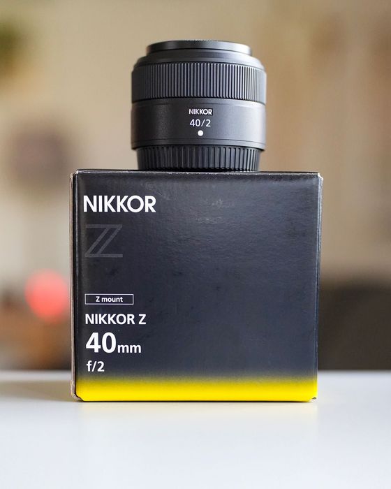 Objetiva Nikon Nikkor Z 40mm f/2 com Filtro UV