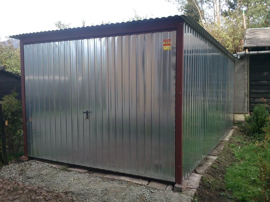 00Najtańsze garaże blaszane , garaż blaszany z bramą podnoszoną. ŚLĄSK