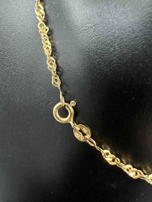 Złoty łańcuszek z medalikiem Próba 585 4,58 gram