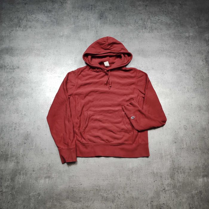 MĘSKA Bluza PREMIUM Bawełna Ruda Pętelka Haft Logo Champion Dresowa