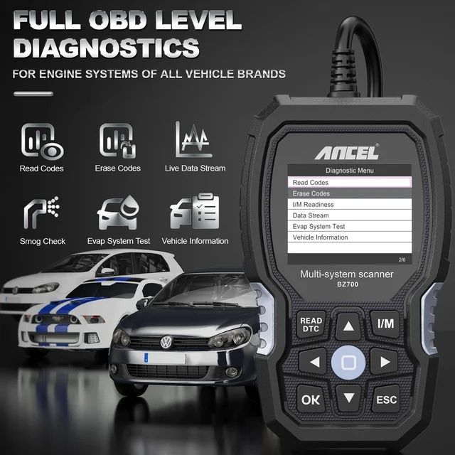 Mini ferramenta de Diagnóstico Auto para Mercedes e SMART Ancel Bz700