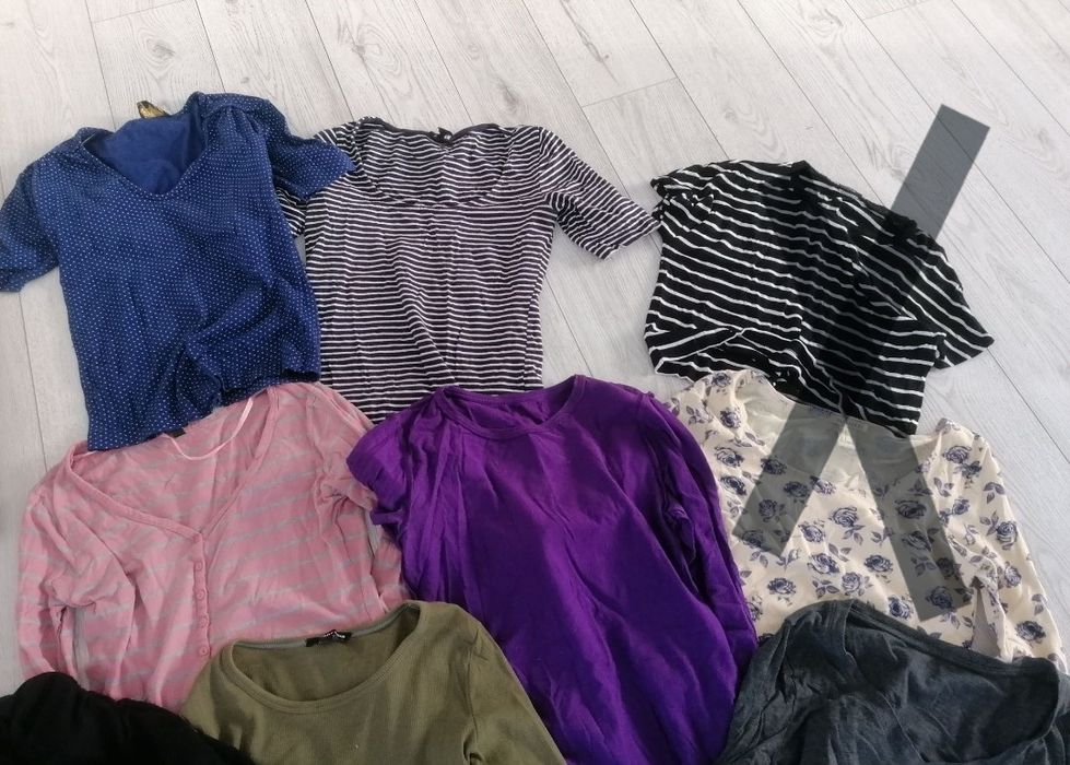 Zestaw paka bluzki 36 s tunika 7 sztuk wiosna