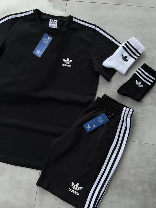 Костюм Адідас | футболка та шорти Adidas + подарунок
