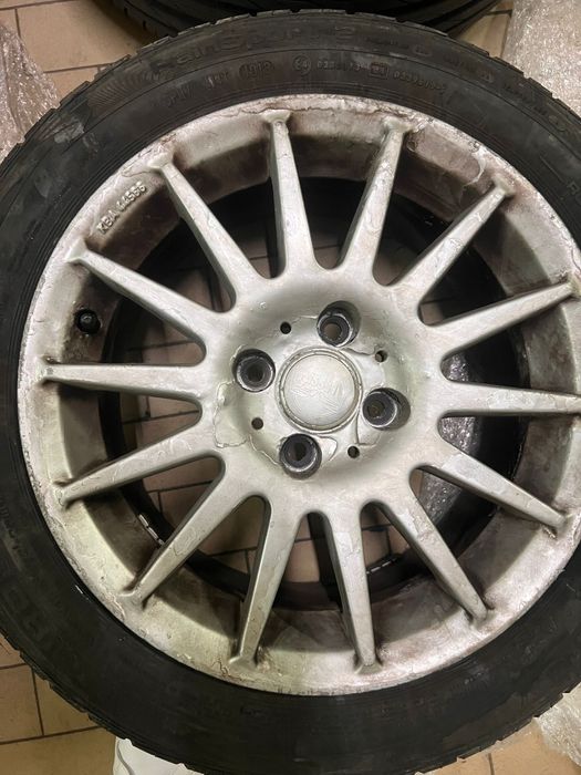 Jantes Alessio 15” 4x100 c/ Pneus 195/50 R15