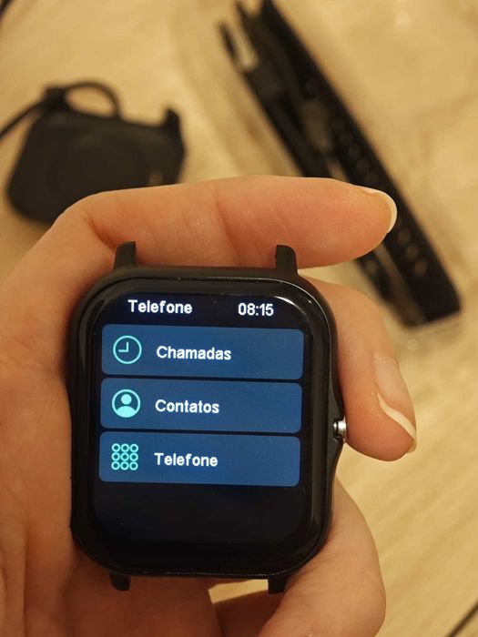 smartwatch com 2 braceletes