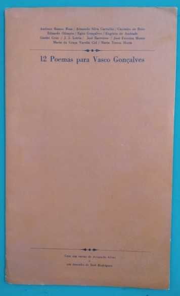 12 Poemas para Vasco Gonçalves - AAVV