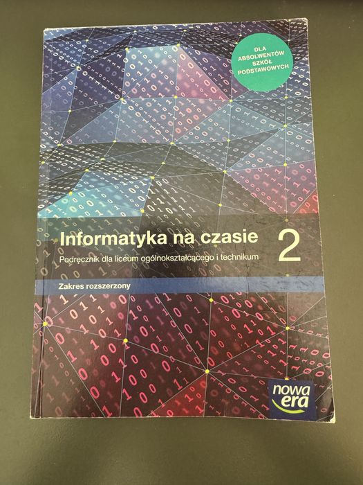Podręcznik Informatyka na czasie 2 zakres rozszerzony