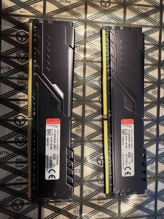 Kingston HyperX Fury Black 8GB DDR4 2666Mhz PC-21300 CL16