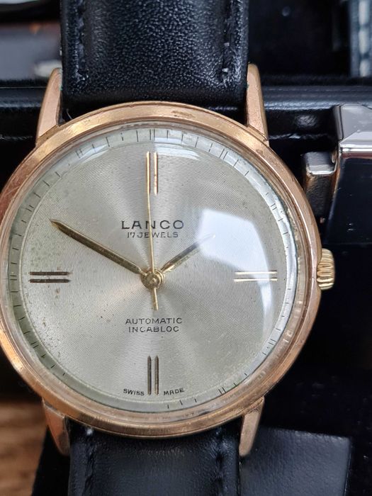 Stary zegarek automatyczny Lanco rotor