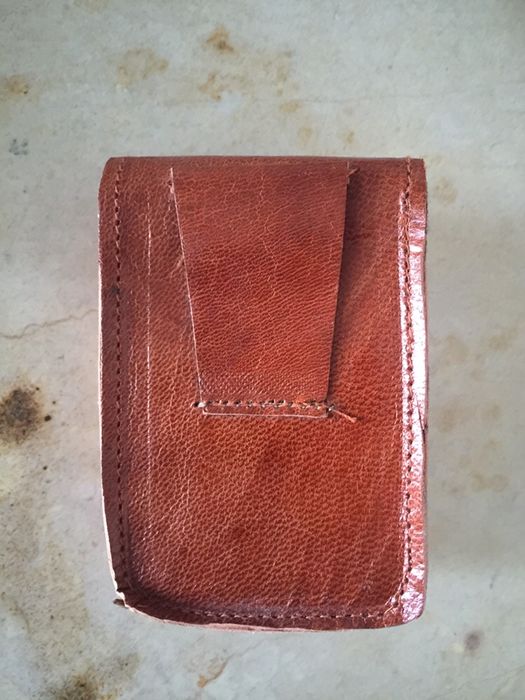 Estojo tabaco em pele