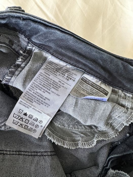 Jeans Legging Levi’s cinzentas