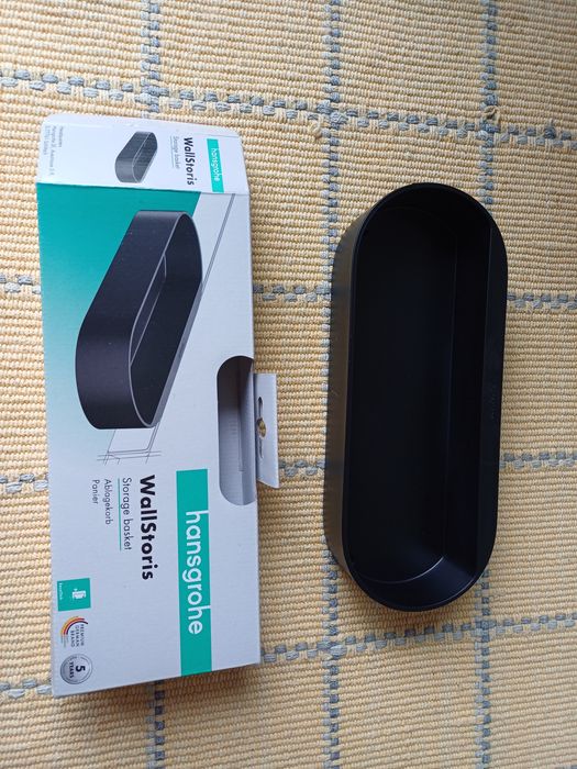 Hansgrohe wallstoris cesto preto