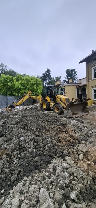 Usługi koparko ładowarką