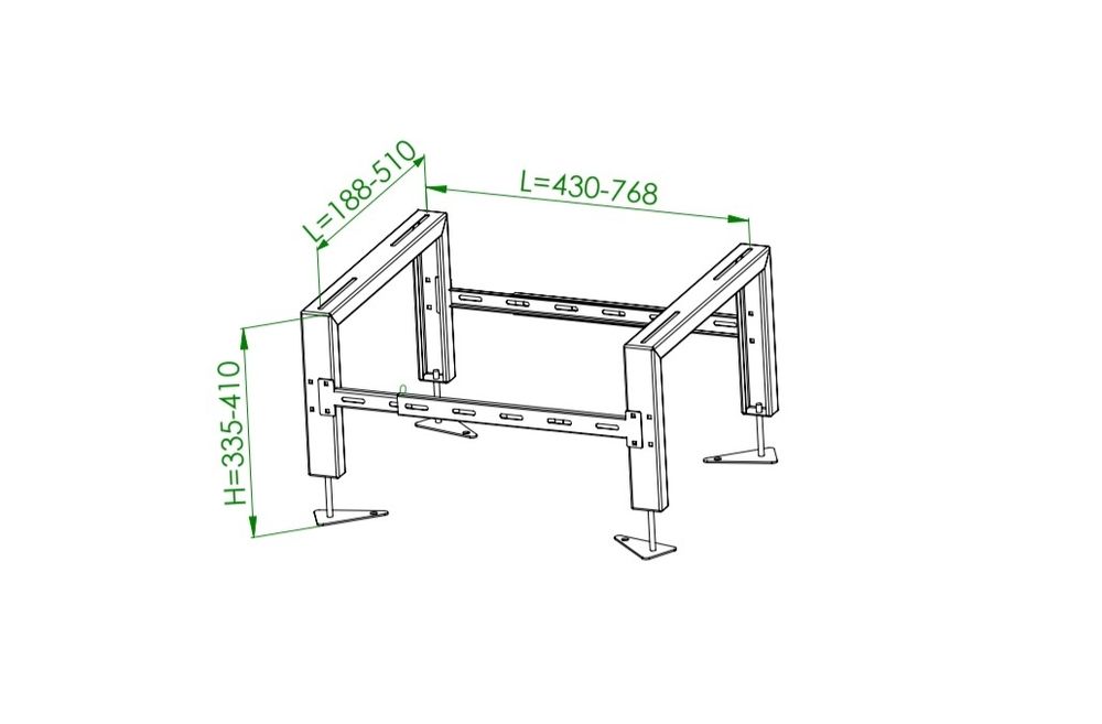 Stelaż do pompy ciepła klimatyzacji