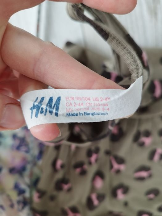 Sukienki 98/104 cm H&M ,sukienka na lato