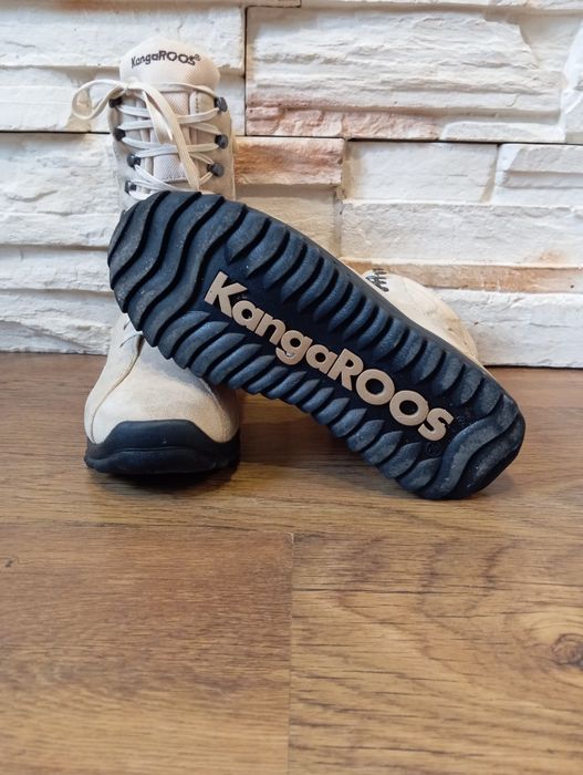 KangaROOS RooTex wysokie beżowe buty zimowe damskie r. 38.  CPŁd