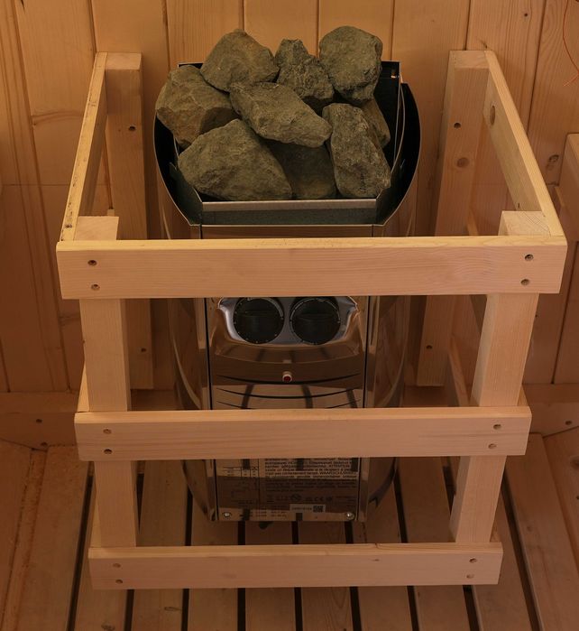 SAUNA FIŃSKA LUXOR M z Piecem  3,5KW 130x120x200cm