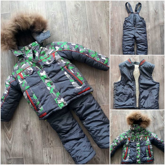 Комбінезон 3 в 1 для хлопчика куртка і штани