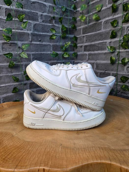 Nike Air Force 1 07 White Light Bone EUR 38.5 AF1 AirForce 1 Air Forcy