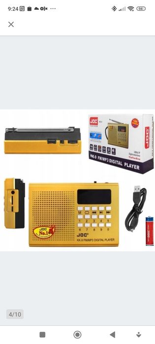Radio USB BT i karta Sd