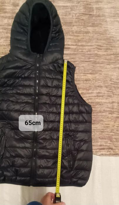 Colete acolchoado XL verde escuro- bem quente