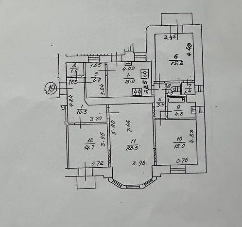 Многокомнатная квартира по адресу (площадь 118 м²) - Atlanta.ua - фото 9