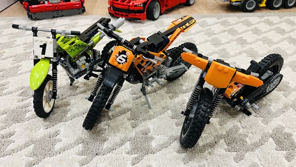Лего техник мотоциклы lego technic 8291 42007: 2 500 грн ...