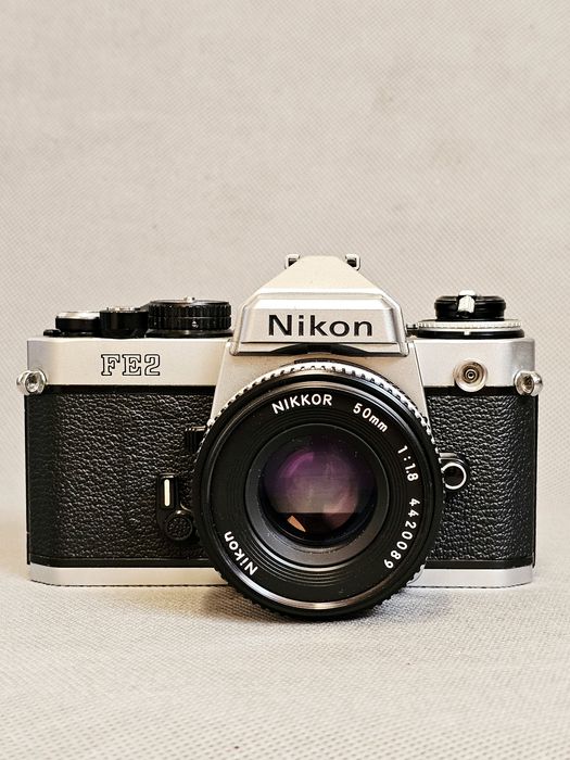 Nikon FE2 nikkor 50 1.8 E