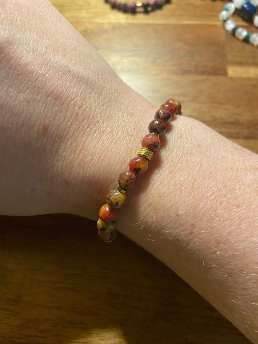 Bransoletka z jaspisu handmade