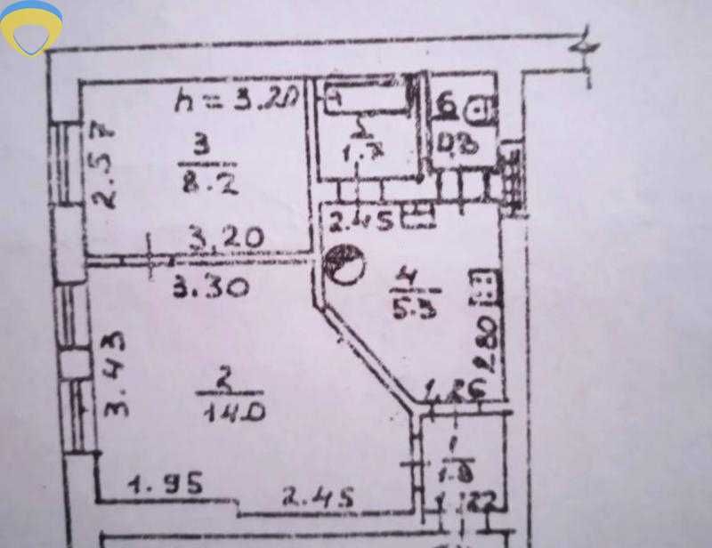 2-кімнатна 32 м² з газовим котлом + свій сарай| Центр, вул. Асташкіна