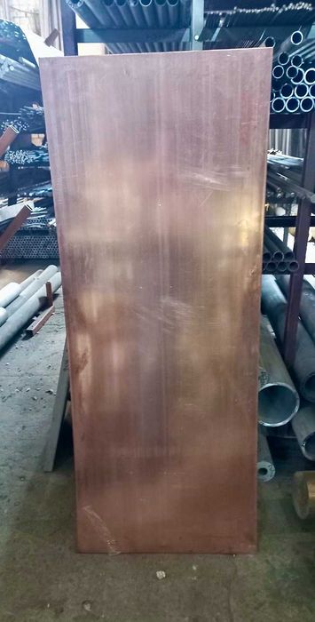 Мідний лист М1 товщина 0,4-30 мм 600х1500 та обрізки