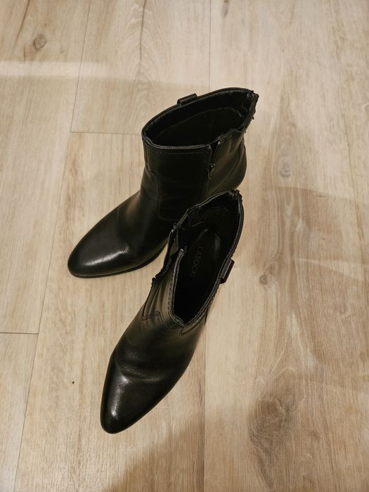 Botki skórzane Lasocki