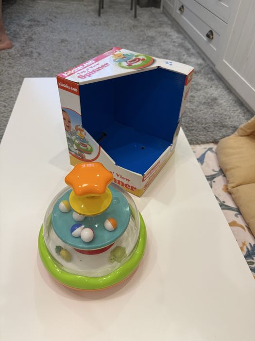 Музична дзиґа Кідділенд. Kiddieland Spinner. Інтерактивна іграшка