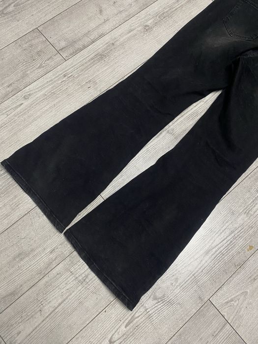 Black Flared Jeans Джинси Y2k, opium, emo
