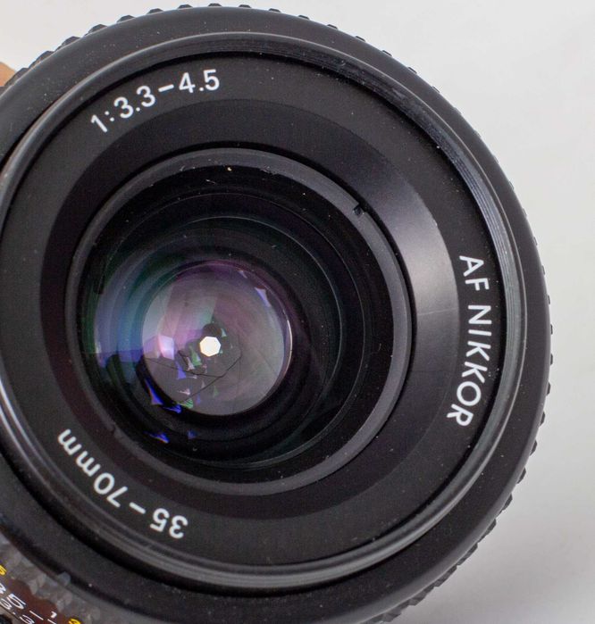 Nikon, lente 35-70mm, com macro, autofocus