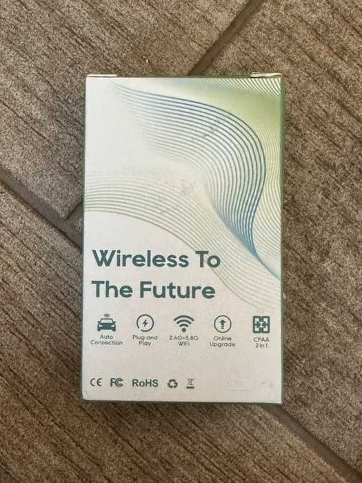 Adaptador Wireless CarPlay e Android Auto