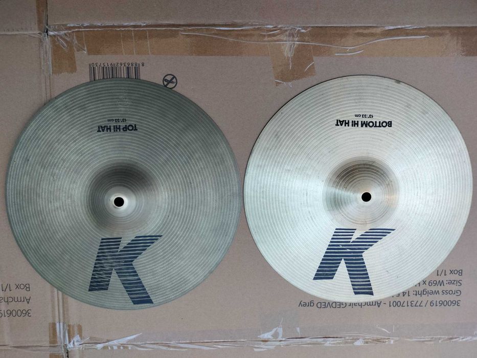 Pratos Choque Hi-hats Zildjian K 13"