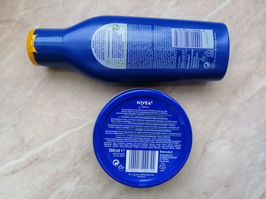 NIVEA SUN SPF 50+ Balsam do opalania + 2 x NIVEA CREME