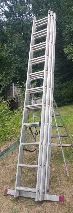 Drabina aluminiowa 3x11 używana