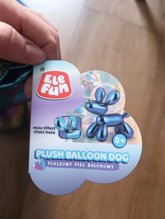 Elefun pluszowy pies balonowy NOWY