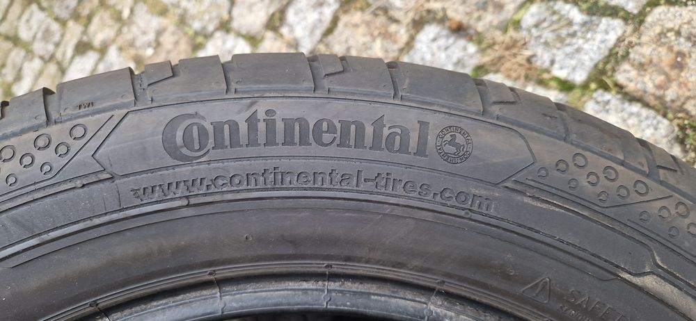 2 opony Continental 225/55/17 Contivancontact końcówka 2022r para lato