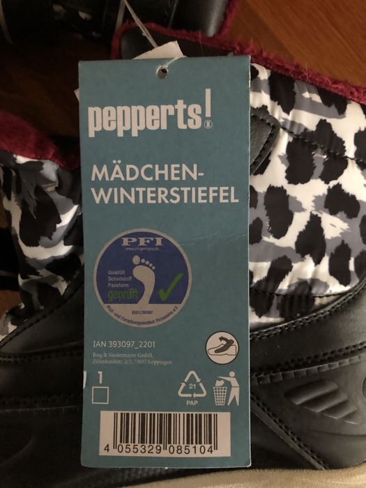 Чоботи водонепроникні для дівчинки Pepperts