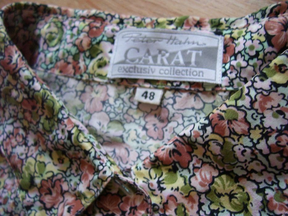 Peter Hahn - elegancka bluzka jedwabna - roz.48