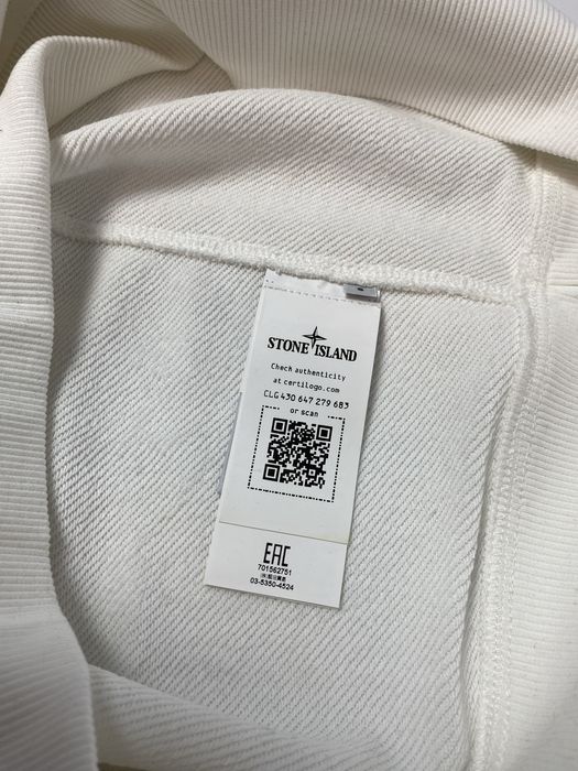 Чорна кофта Стон Айленд Зіп світшот Stone Island Свитшот Стонік SI