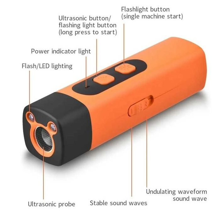 EMI PR0 Ультразвуковий відялкувач собак, тренер, отпугиватель V2022