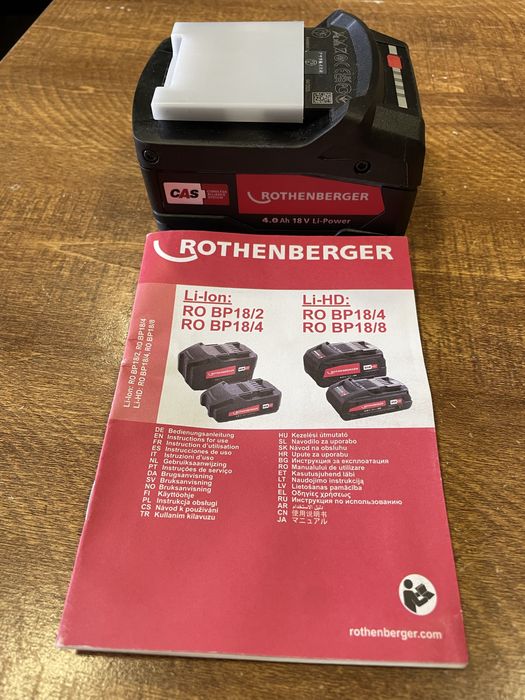 Bateria rothenberger 4.0Ah 18v