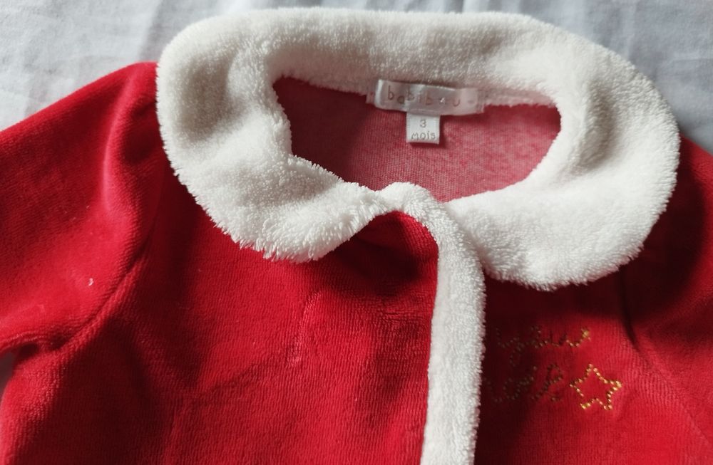 Vestido de natal de bebê 3 meses