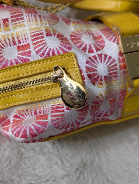 Torebka Akomks Amber Yellow Geometryczna Bagietka y2k