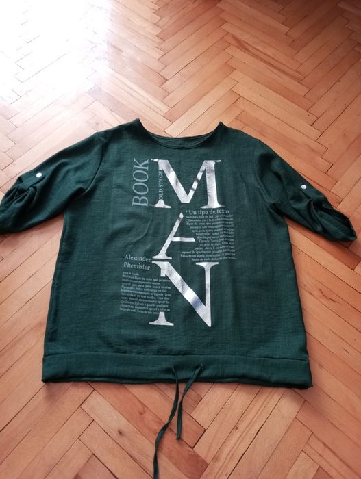 Bluzka damska krótki rękaw firmy made  in  italy rozmiar 44.